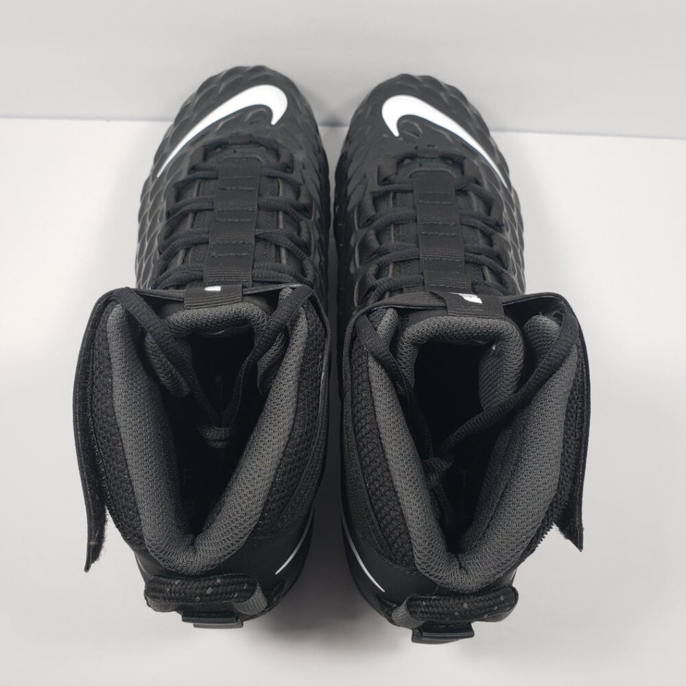 Nike Force Savage Pro 2 Black White Men's Size 11.5 Football Cleats AH4000-002 - Picture 4 of 13
